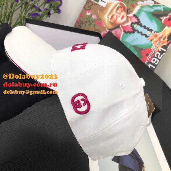 Best Gucci Court simple embroidery logo Baseball cap