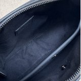 Gucci 1:1 GG Rubber-effect 771321 Shoulder Black Replica Bag