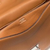 Luxury Hermes Steve Light Junior Mailing Envelope Bag