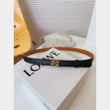 Luxury Inspired Loewe Anagram 2.0cm Width Replicas Belt