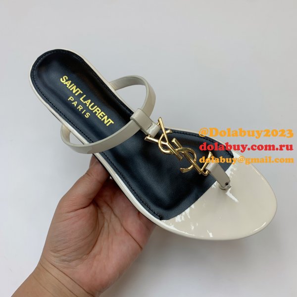 Top Quality YSL Saint Laurent Cassandra Sandals Heels Shoes