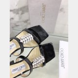 Top Designer Flat Sandals Jimmy Choo Heel 7 cm High Replica Shoes