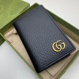 High Quality Gucci Replica 547075 GG Marmont card case in black leather