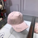 Fashion Gucci with diamond logo Baseball cap