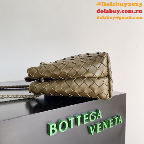 BOTTEGA VENETA ANDIAMO Small 25cm Bag Leather Strap