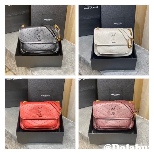 Top YSL Saint Laurent 28CM leather bags