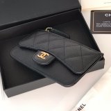 Replica CC Wallets and cardholders Designer AP0374 Black