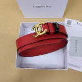 Best Replica CC Double C Belt Red 1153