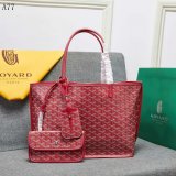 Cheap Top Quality Goyard Classic Chevron St. Louis PM Totes Red Bags