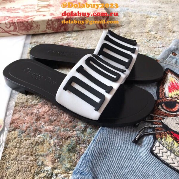 Wholesale Luxury DIOR FALT SLIPPER Top Quality