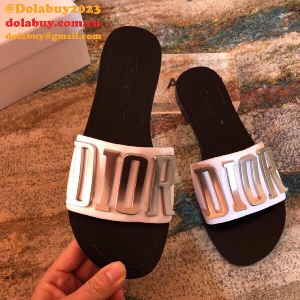 Wholesale Luxury DIOR FALT SLIPPER Top Quality