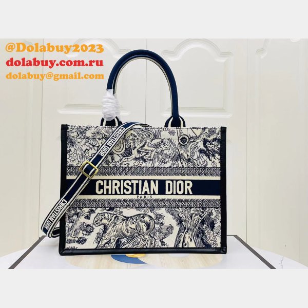 Luxury Dior Book tote with strap new 1286 all size