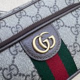 Brown/Blue Gucci Replica Ophidia GG 722557 Bag