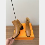 Top Quality Hermes Jill 60 Ankle Leather Boot