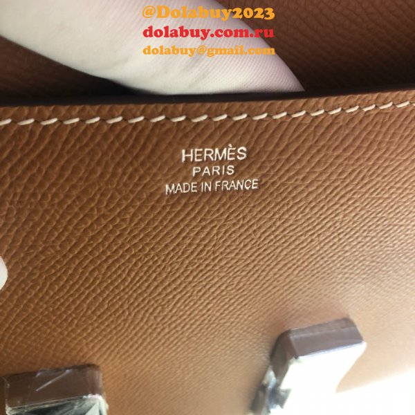 Hermes Constance Bag 23cm Epsom Leather Camel