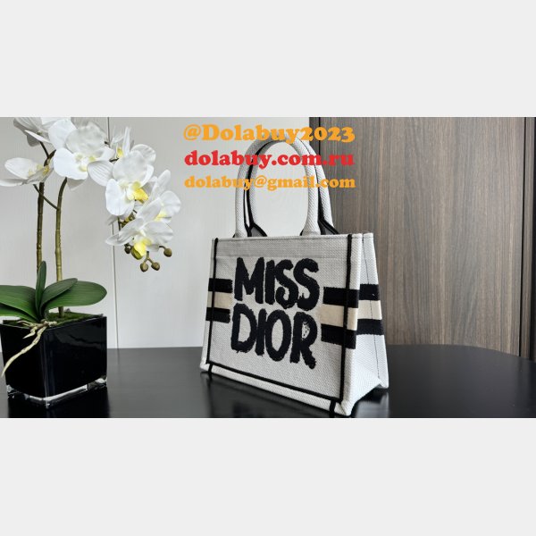 Top Quality Miss Dior Inspired Allover Book Tote