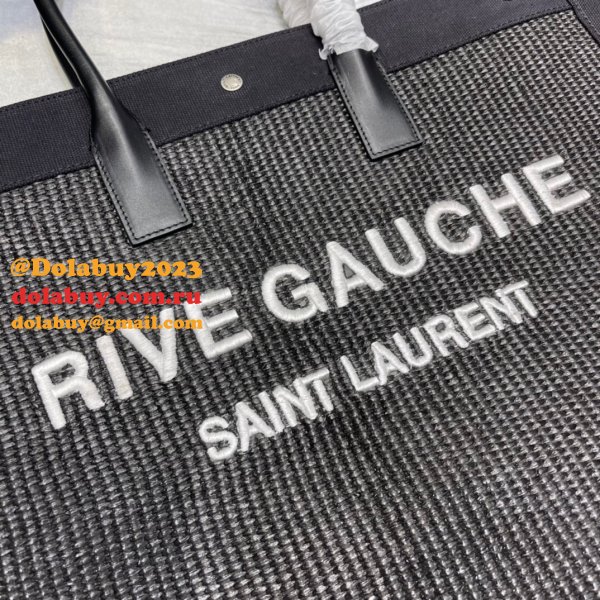 Best High Quality YSL replica Rive Gauche Large Tote Printed Canvas 509415 bags