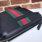 Top Quality Gucci Web GG Supreme Flat Messenger Replica 471454 Bag