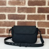 Designer Gucci GG Rubber-effect Super 794062 Black Knockoff Bag