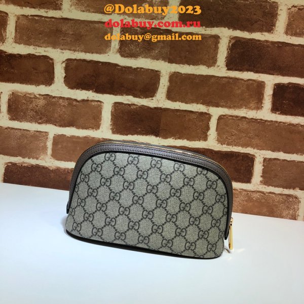 Knockoff Gucci Ophidia 625551 Cosmetic Case 7 Star GG Supreme Canvas