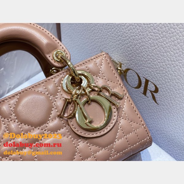 Designer Replica Dior D-joy 16CM Pink Bags For Sale