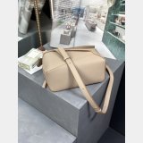 Fake Luxury Small Puzzle Bag In Soft Grained Calfskin 24CM