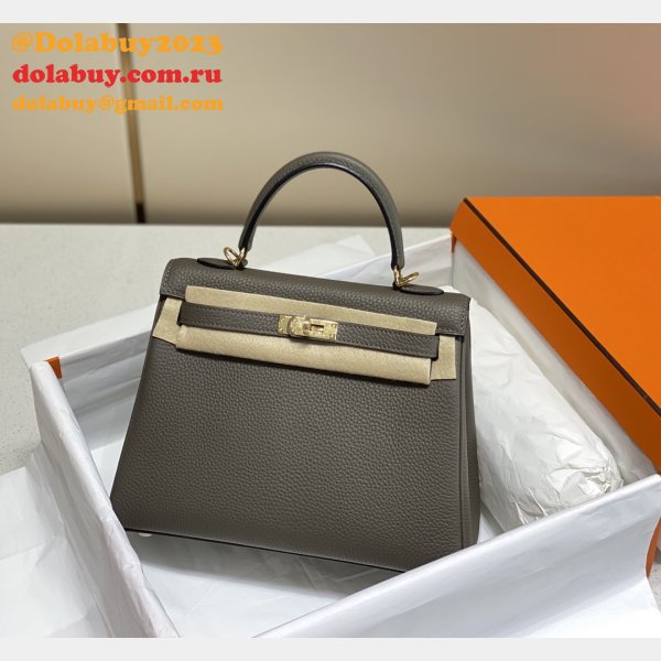 High Quality Customize Hermes Kelly 25MM/28MM TOGO LEATHER For Sale