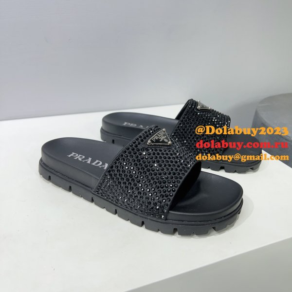 Our Dolabuy Webstore Prada Replica High Quality Flat Sandals