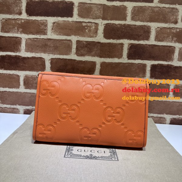 Sale 1:1 Gucci Jumbo GG Pouch 739490 Replica Handbag