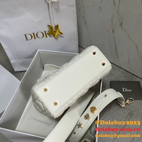 Luxury Christian Dior Lady Dior AAA+ 20CM Fake Bags