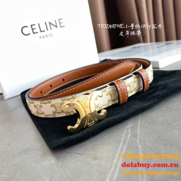 Top Quality Celine 18MM replica belts from china