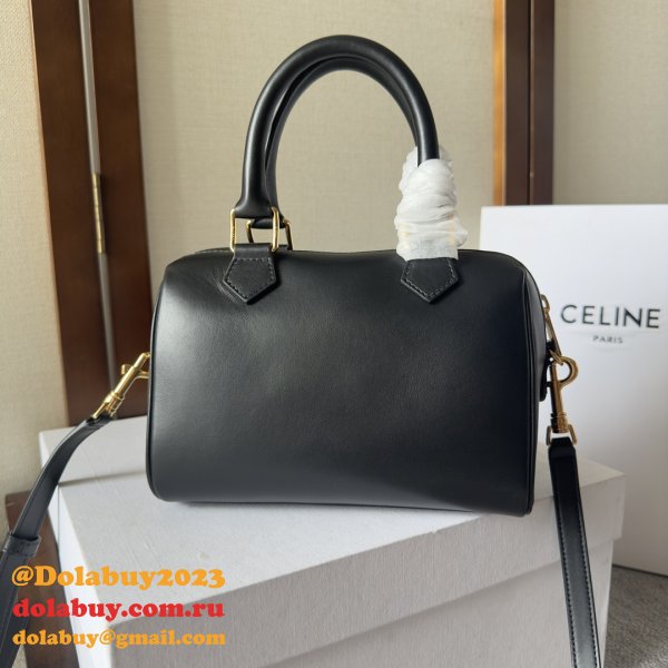 Luxury Celine 197582 Triomphe Small Boston Bag