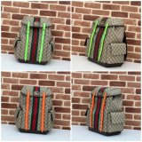 Gucci GG Supreme Ophidia Inspired Backpack 7 Star 598140 Straps