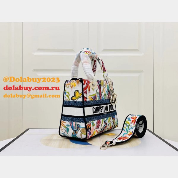 Top Quality DIOR D-Lite 24CM WOMEN BAG 2024