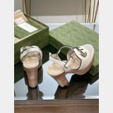 Perfect Gucci Cheap Replica Cutout Sandals Shoes On 2023 Sale